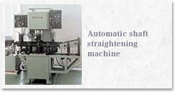 Automatic shaft straightening machine