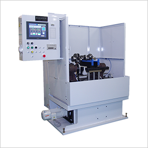 CPU制御自動位置決め方式ヨコ型2面バランシングマシン(動釣合い試験機)