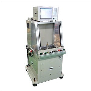 CPU制御自動位置決め方式タテ型2面バランシングマシン(動釣合い試験機)