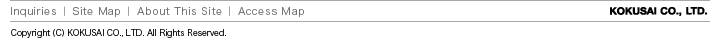 Copyright(C) KOKUSAI CO.,LTD. All Right Reserves.
