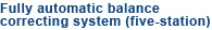 Fully automatic balance correcting system (five-station)